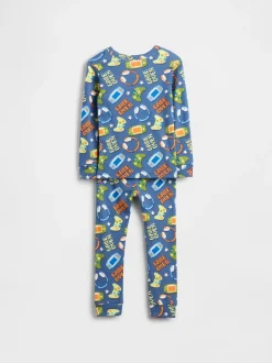 Bleu Gameur - Gap Pyjama en coton brossé (6mois5ans)