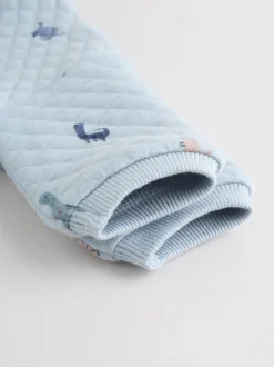 Bleu imprimé dinosaure - Ensemble sweat matelassé et survêtement Bébé (0mois à2ans)