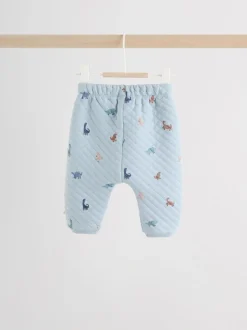 Bleu imprimé dinosaure - Ensemble sweat matelassé et survêtement Bébé (0mois à2ans)