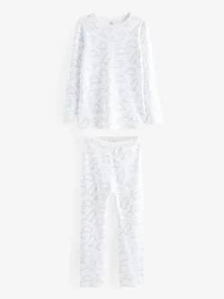 Bleu imprimé dinosaure - Pyjama Kind to Skin 2 Lot (9mths-12yrs)