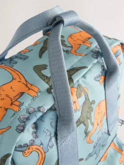 Bleu imprimé dinosaure - sac à dos