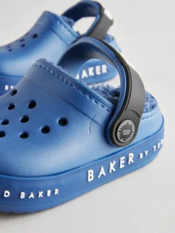 Bleu Light Up - Baker by Ted Baker Borg Chaussons sabots doublés