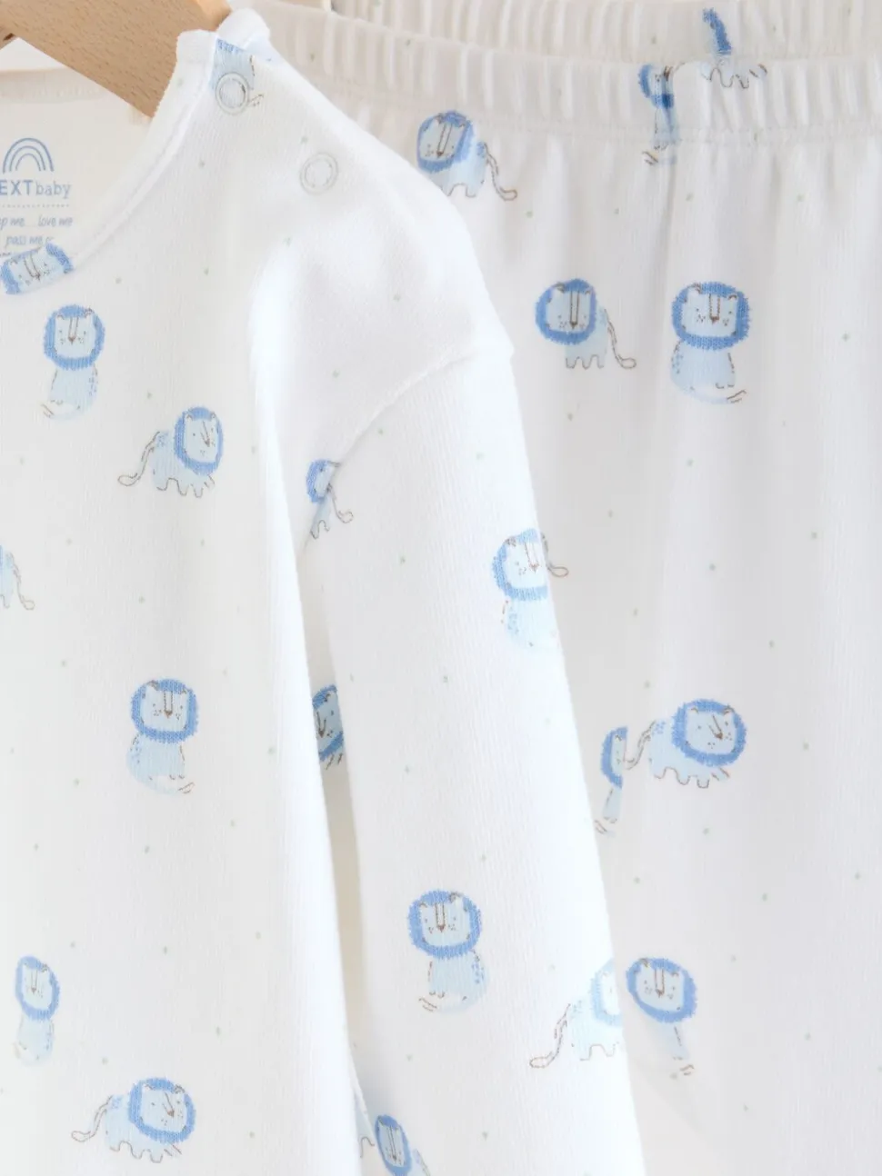 Bleu lion - Ensemble haut et legging bébé (0mois-2ans)