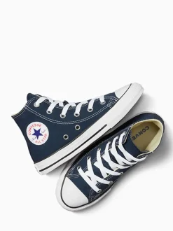 Bleu marine - Baskets montantes Converse Chuck Taylor junior