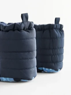 Bleu marine - Bottes de neige à fermeture par contact bébé (0-2mois)