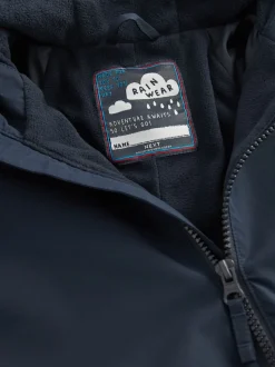 Bleu marine - Combinaison imperméable doublée de polaire (3mths-7yrs)