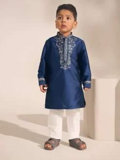 Bleu marine - Eid Kurta (3mths-16yrs)