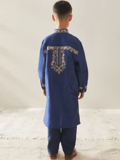 Bleu marine - Eid Kurta (3mths-16yrs)