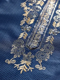 Bleu marine - Eid Kurta (3mths-16yrs)
