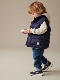 Bleu marine - Gilet matelassé (3mths-10yrs)