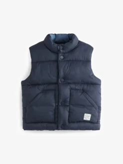 Bleu marine - Gilet matelassé (3mths-10yrs)