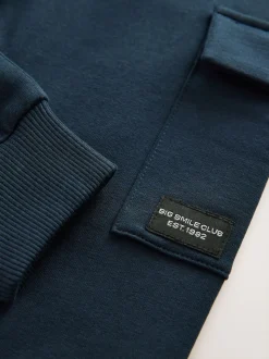 Bleu marine - Jogging utilitaire skinny (3mois-7ans)