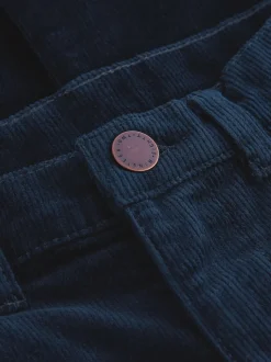 Bleu marine - Pantalon en velours côtelé (3-16 ans)