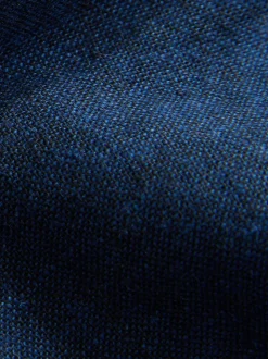 Bleu marine - Pantalon en lin Blend à enfiler (3mois-7ans)