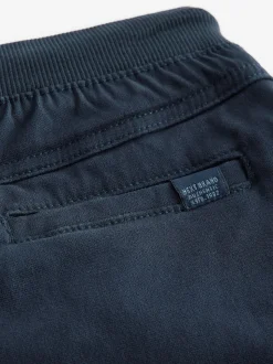 Bleu marine - Pantalon Pull-On à Taille Côtelée (3-16ans)