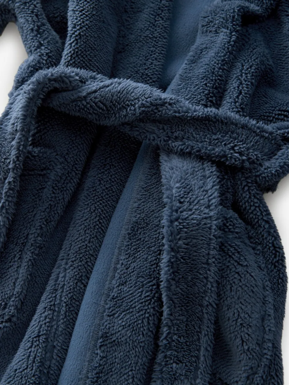 Bleu marine - Peignoirs en laine polaire (1.5-16ans)