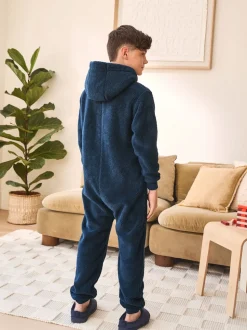 Bleu marine - Polaire All-In-One (3-16ans)