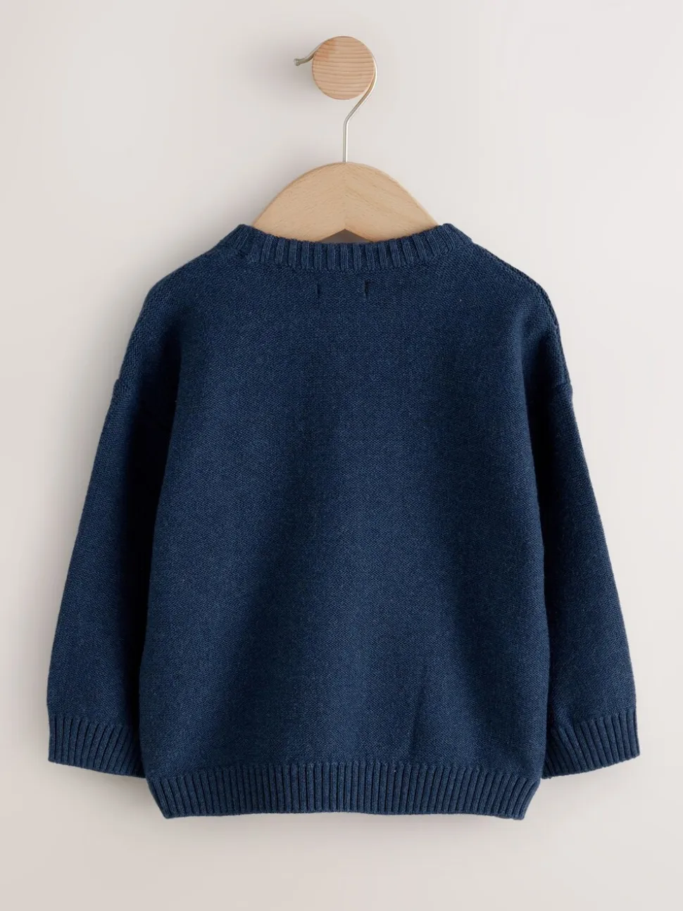 Bleu marine - Pull de Noël en maille (3 mois-7 ans)