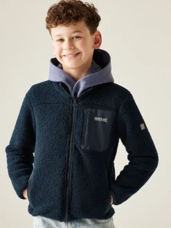 Bleu marine - Regatta Polaire zippée chaude Junior Frankie
