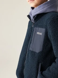 Bleu marine - Regatta Polaire zippée chaude Junior Frankie