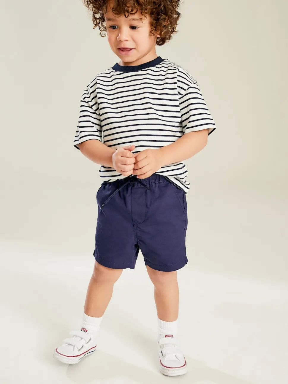 Bleu marine - Short à enfiler (3mois à7ans)