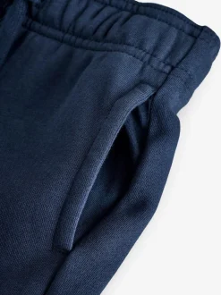 Bleu marine - Short Gap doublé en polaire avec logo (4-13ans)
