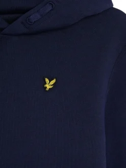 Bleu marine - Sweat-shirt à capuche Lyle & Scott Jersey Garçons