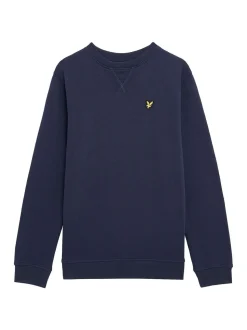 Bleu marine - Sweat-shirt Col rond Lyle & Scott Garçons