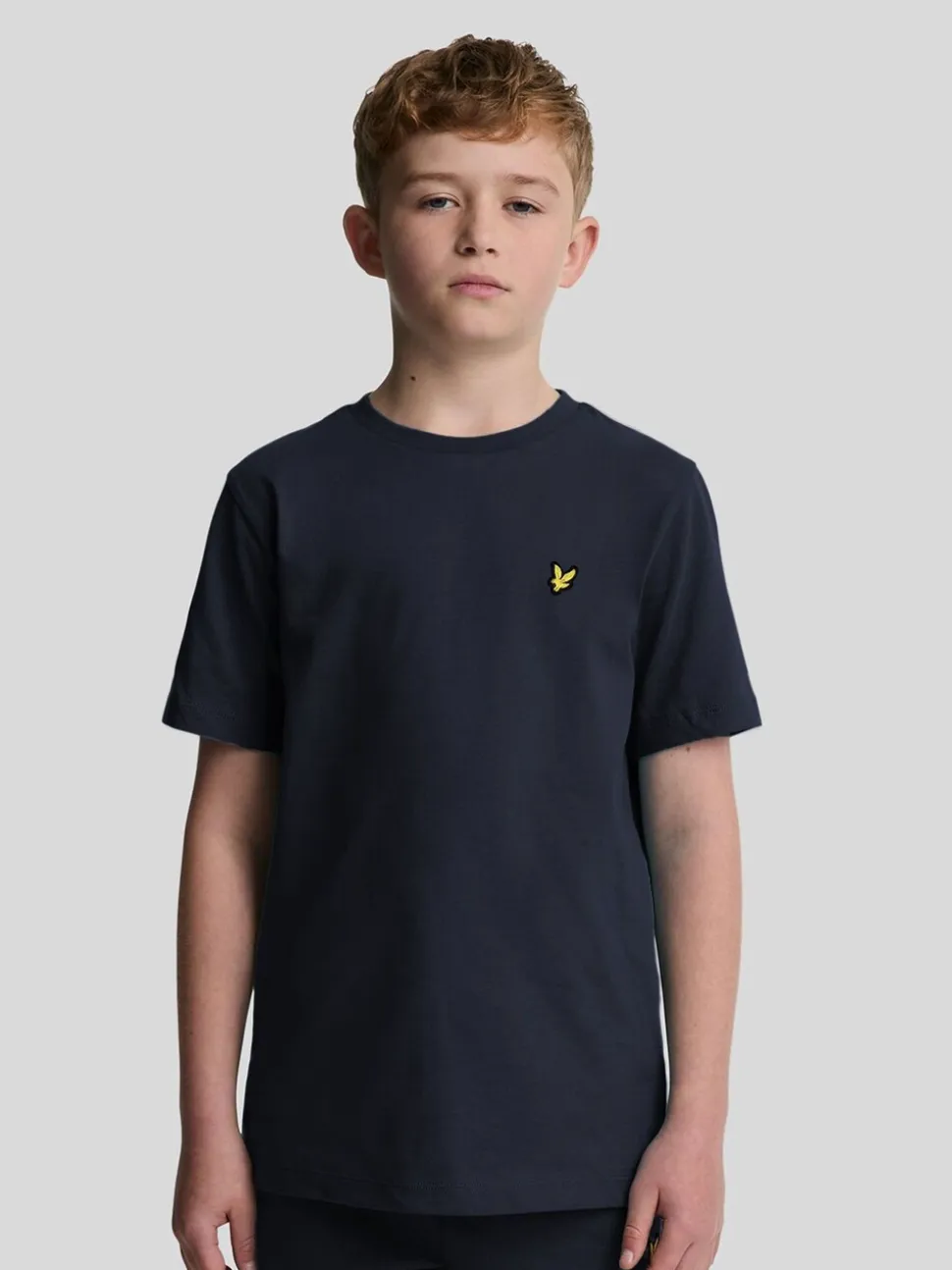 Bleu marine - T-shirt Lyle & Scott Essentials Col rond pour Garçons