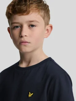 Bleu marine - T-shirt Lyle & Scott Essentials Col rond pour Garçons