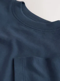 Bleu marine - T-shirt Manches courtes (3-16ans)