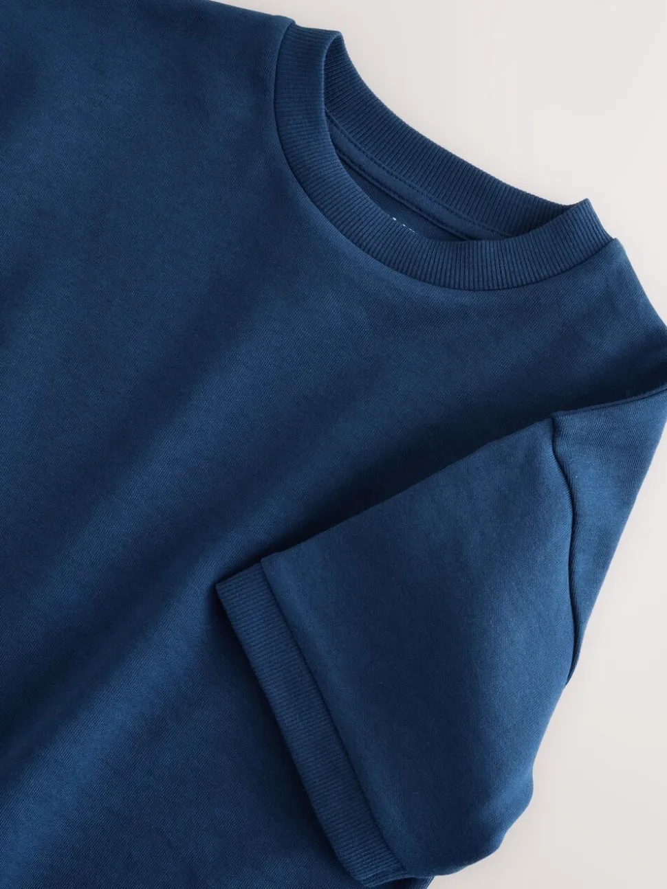 Bleu marine - T-shirt épais décontracté (3-16 ans)