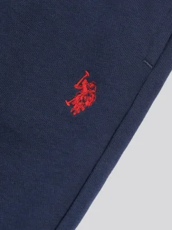 Bleu marine - U.S. Polo Assn. Survêtement coupe droite Double Horsemen Garçons