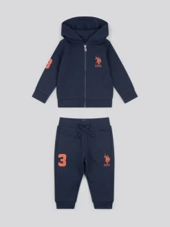 Bleu marine - U.S. Polo Assn. Ensemble Survêtement et Sweat-shirt à capuche zippé Garçons Player 3