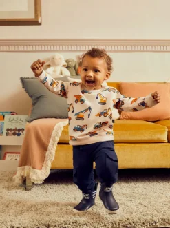 Bleu marine & Vert kaki - LotJojo Maman Bébé Cargos % Cotton Survêtement 100 2