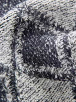 Bleu marine motif losanges - Pull polo en maille (3mois-7ans)