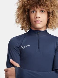 Bleu marine nocturne - Nike Haut de forage semi-zippé Dri-FIT Academy 25