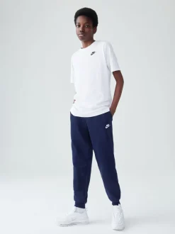 Bleu marine nocturne - Pantalon de jogging Nike Club en polaire