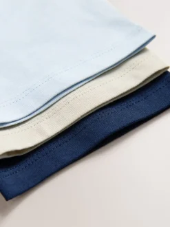 Bleu marine/Beige Sable/Bleu - Lot 3 t-shirts Paul Smith Junior Signature