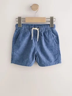 Bleu marine/Beige Sable/Chambray bleu - Short à enfiler 3 Pack (3mois-7ans)