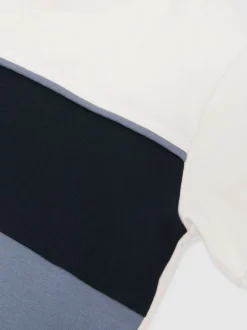 Bleu marine/bleu aviateur/Off White - T-shirt Reiss Cole en coton color block