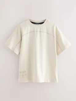 Bleu marine/bleu/pierre - Lot de t-shirts Baker by Ted Baker Graphic Imprimé 3 Lot