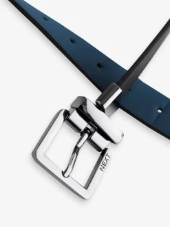 Bleu marine/noir - Ceinture réversible