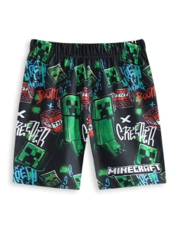 Bleu menthe - Vanilla Underground Pyjamas garçon 100% coton Minecraft à manches courtes Ensemble de 2