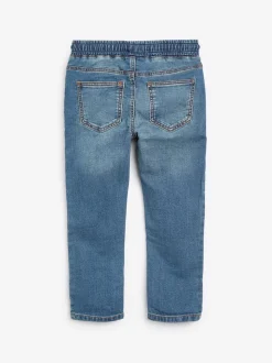 Bleu millésimé moyen - Jeans extensibles à taille élastique (3-16ans)