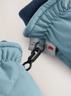 Bleu minéral - Gants et Mitaines de ski (3mois-6ans)