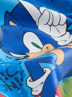 Bleu motif graffiti - T-shirt Sonic (3-16ans)