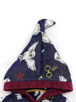 Bleu motif Harry Potter - Peignoir Vanilla Underground unisexe en polaire pour enfant