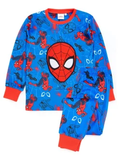 Bleu motif Spiderman - Pyjama Vanilla Underground long