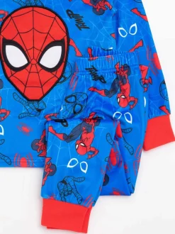 Bleu motif Spiderman - Pyjama Vanilla Underground long